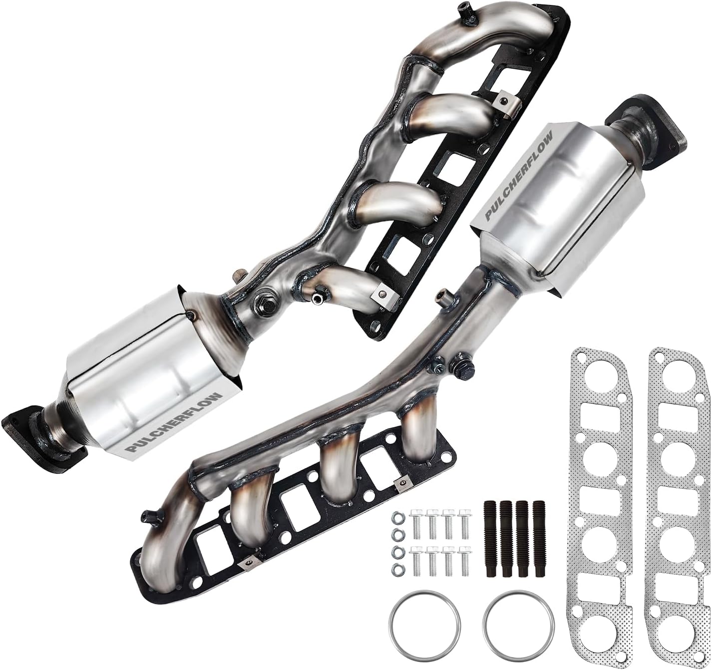 Catalytic Converter Compatible with Nissan Titan 2017-2020, 2017-2021 Armada/ NV2500/NV3500, 2016-2021 QX80 5.6L V8 Catalytic Convertor, Left& Right (EPA Compliant)