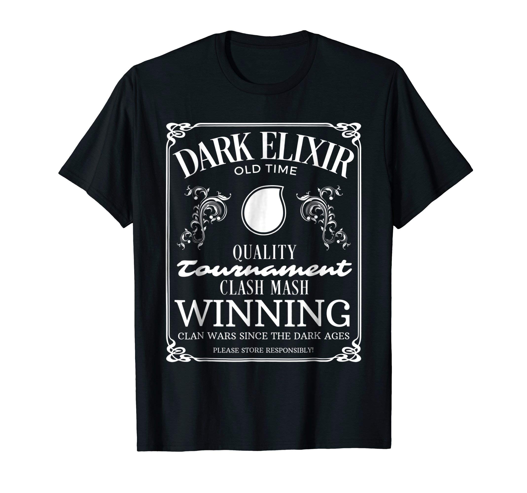 Dark Elixir Clash Mash T-Shirt Clan War Since Dark Age T-Shirt