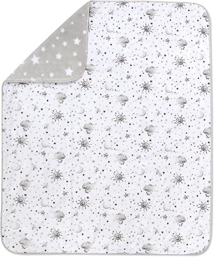 Miniatura 6 de Juego de sábanas para cuna de luna y estrellas para niños, niñas, juego de ropa de cama de cuna neutro de género bohemio