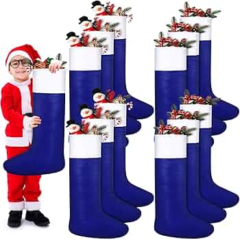 Amazon.com: Ceenna 12 Pcs Giant Christmas Stocking Jumbo