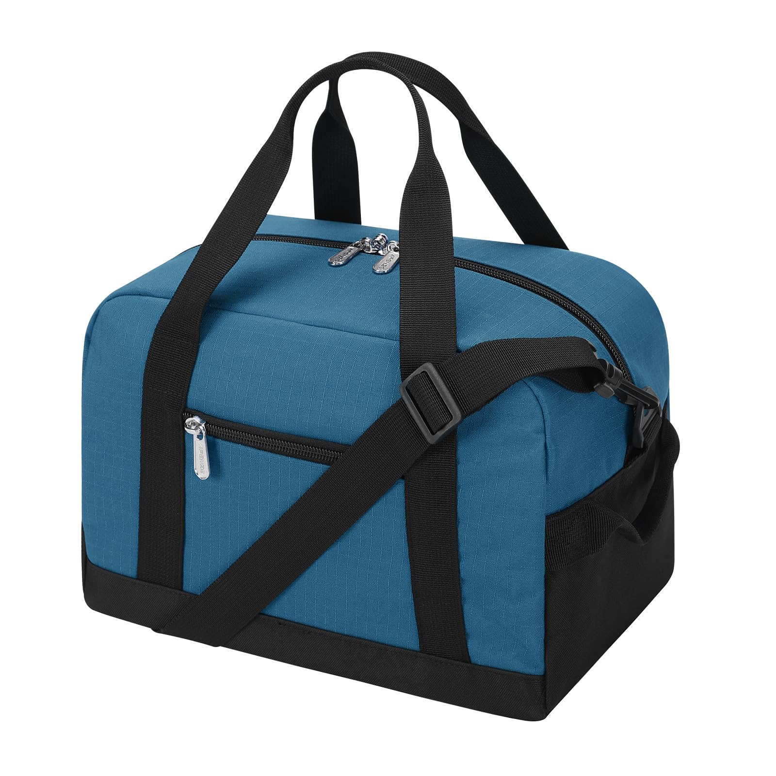 Small Gym Bag Carry On Bag - 12 in Mini Duffle Bag Lightweight for Overnight Travel Blue