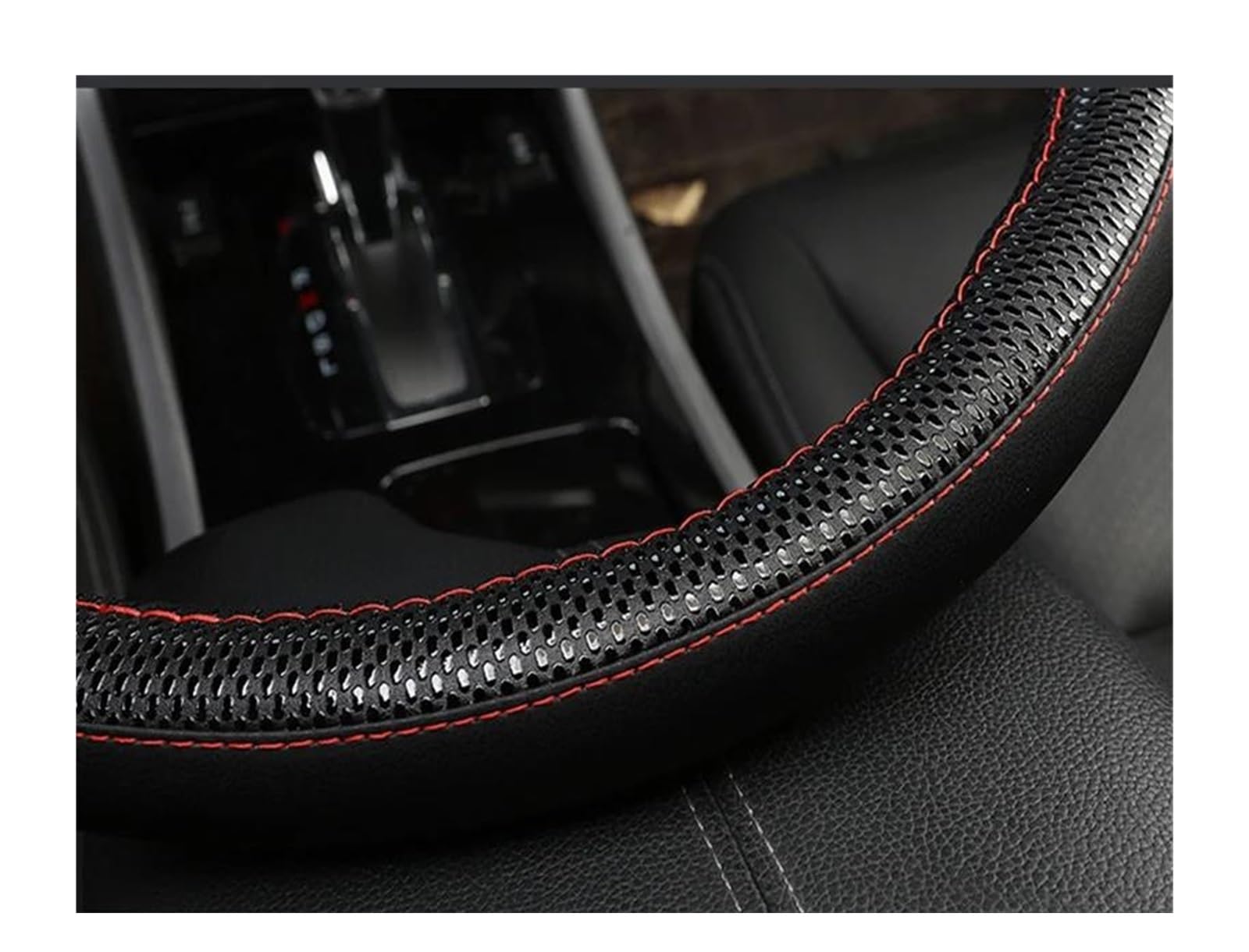 Volantes Cubierta para Volante Coche, 38cm, para Toyota 86, para Sienna, para Sienta, para Rush, para Sequoia, para Corolla, para RV4 Funda Volante(Orage)