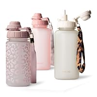 MAMEIDO Borraccia con Cannuccia 500 ml (Wild Candy)