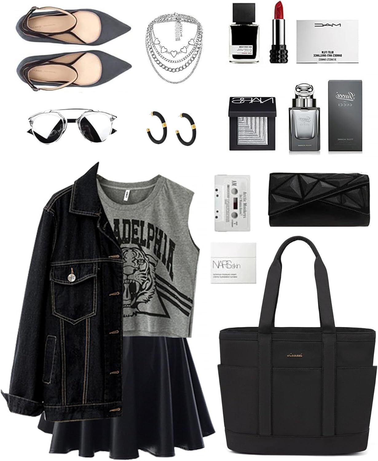 LOVEVOOK Tote Bag for Women - Lightweight Work Bag with 15.6 Inch Laptop Space - Image 7