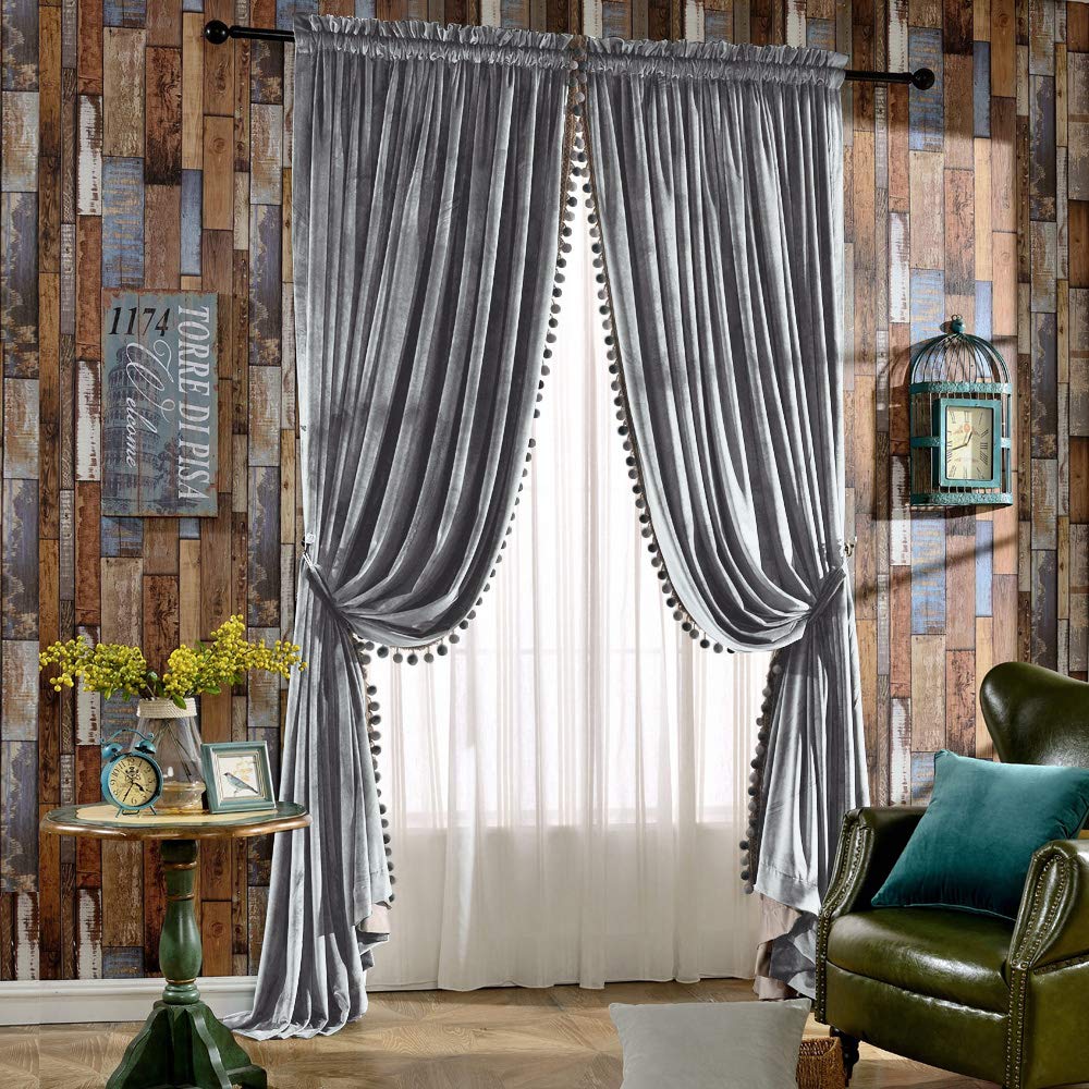 Crushed Velvet Curtains Gold Curtains & Drapes