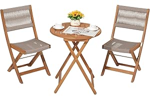 OC Orange Casual 3 Piece Acacia Tea Set