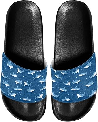 Sandals Slides for Men Cool Summer Slippers Casual Beach Slides Non Slip Bathroom Slide Shoes