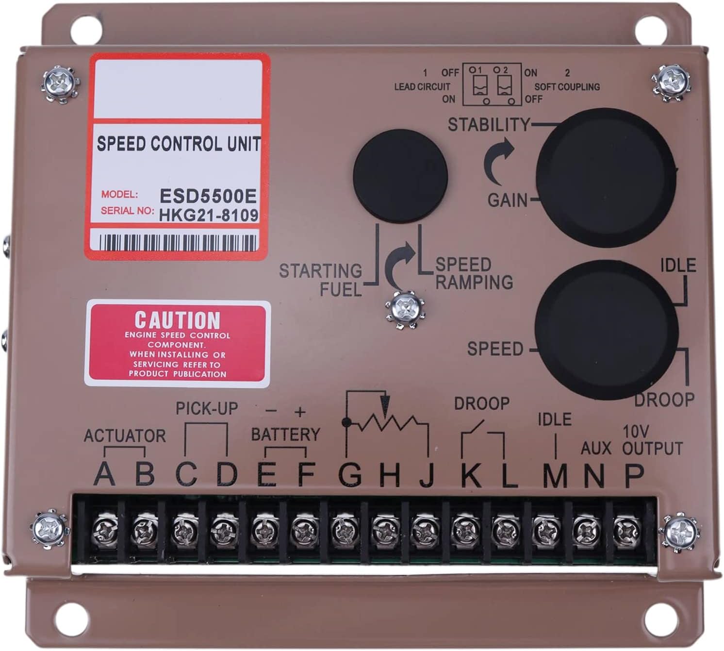 BLUESUNSOLAR ESD5500E Speed Control Unit Engine Speed Controller Governor Generator Genset (ESD5500E)