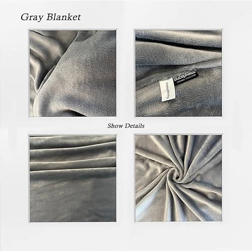 Miniatura 5 de Bucephalus Manta de tamaño individual de 60 x 80 pulgadas, manta de forro polar suave y ligera para sofá, cama, manta acogedora de microfibra de 300