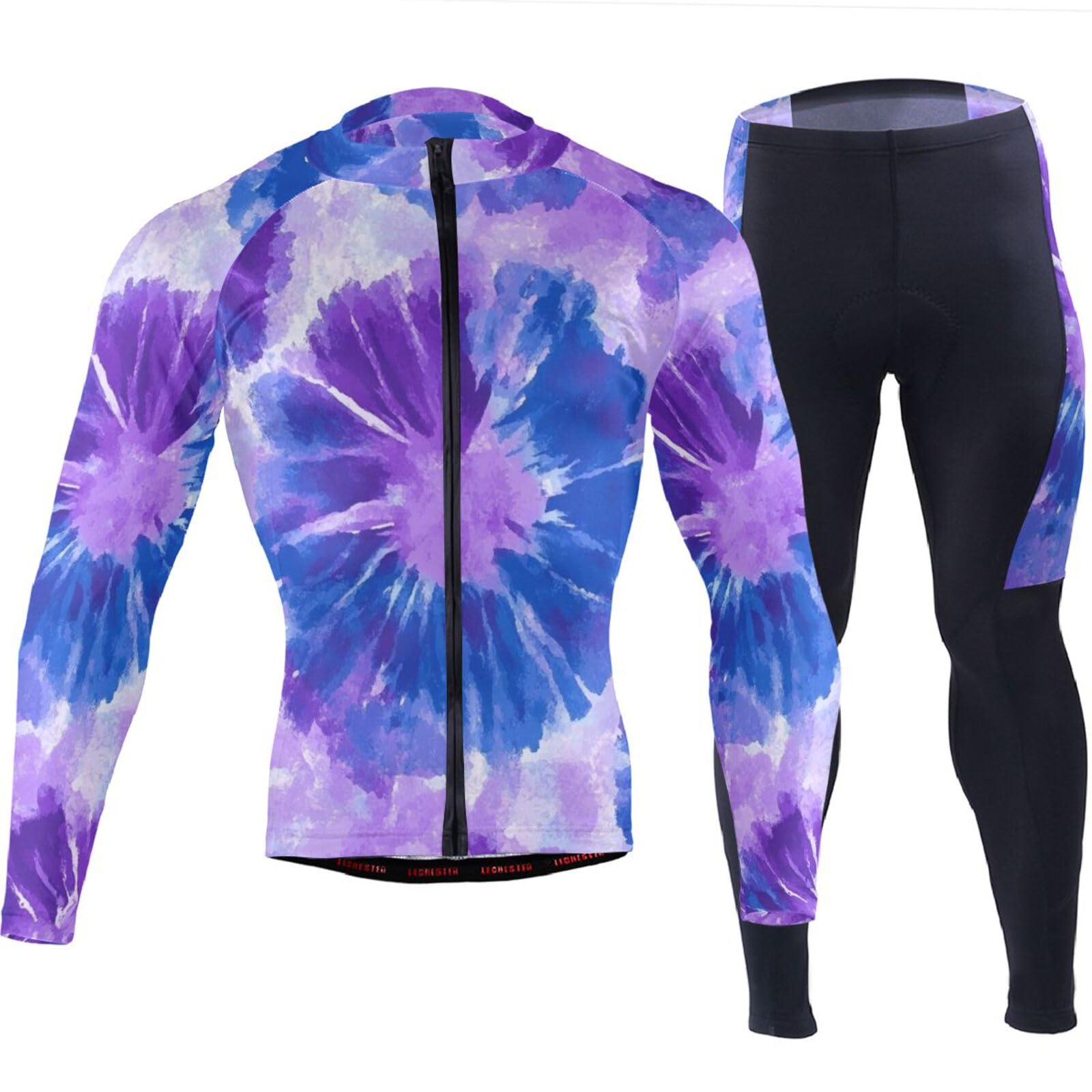 Herren-Radtrikot mit Taschen, Windbreaker, Radsport-Shirt, Anzug für Herren, 3D-gepolstert