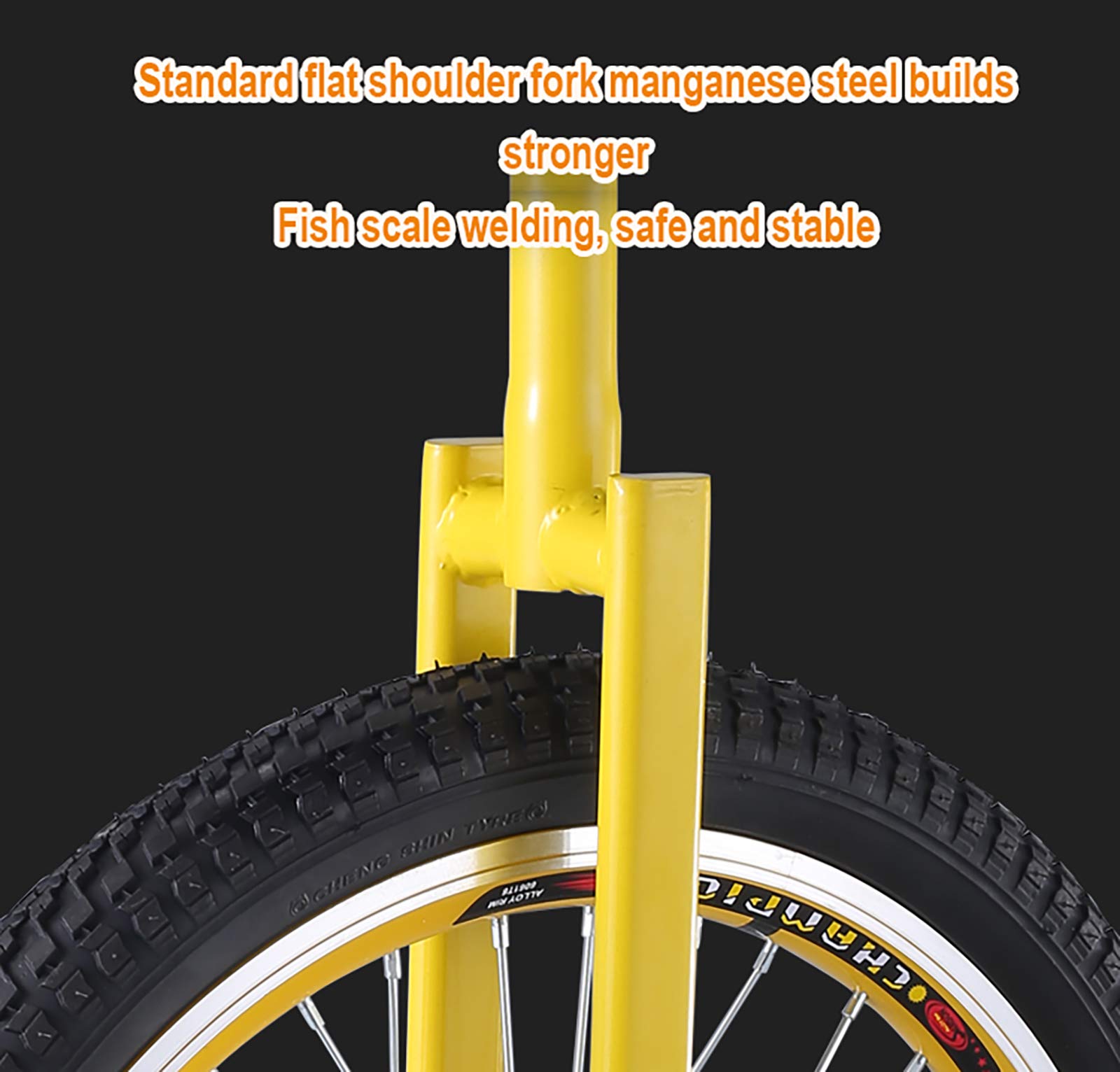 QWEASDF Monociclo, Monocicli, 16", 18", 20", Monociclo, Una Ruota Bici, a Perfetta Tenuta di butile Pneumatico Ruota Bicicletta Sport Fitness Exercise Salute,Rosa,20″