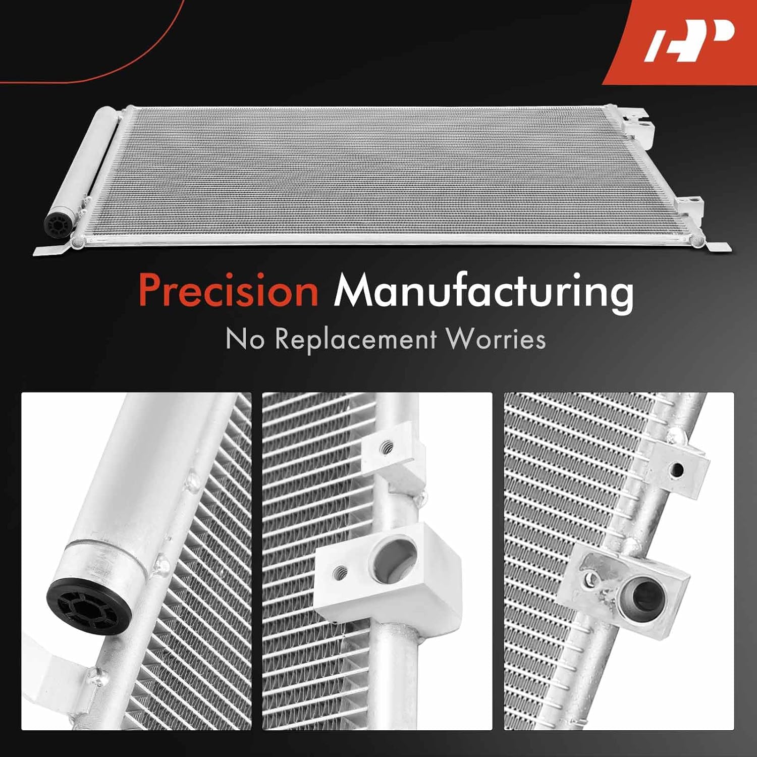 A-Premium Air Conditioning A/C Condenser Compatible with Lexus LS500 2018-2023 3.4L, Replace# 884A050040