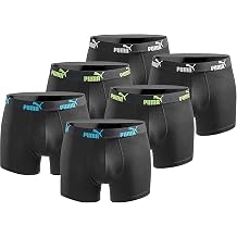 PUMA Boxer Shorts Pack of 6 Men's Basic Black Limited Edition