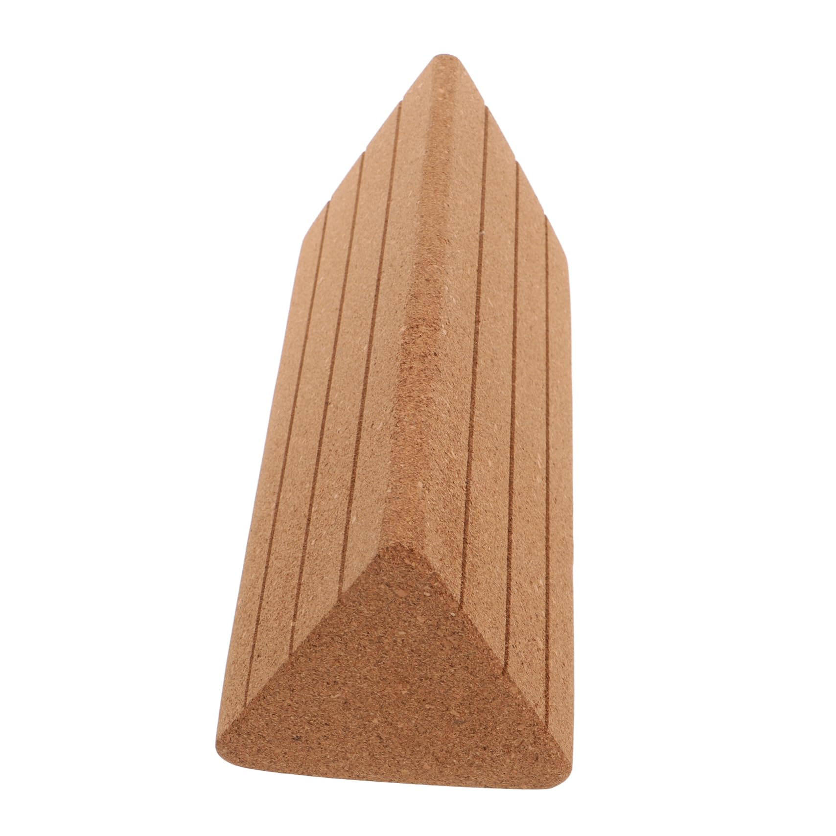KESYOO Triangle Cork Yoga Blocks Lightweight Fitness Bricks for Handstand Practice Dance and Friendly Design for Enhanced Stability and Fatigue Relief