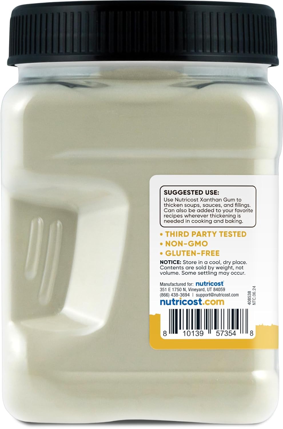 Nutricost Pantry Xanthan Gum (1 LB) - Gluten-Free, GMO-Free