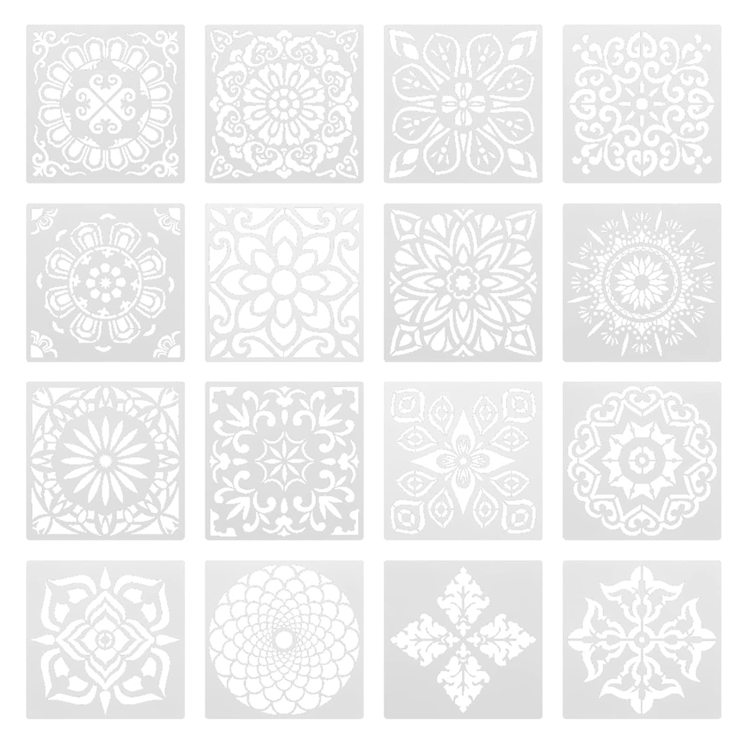 RFME Cake Decorating Stencils Beautiful Floral Fondant Baking Templates