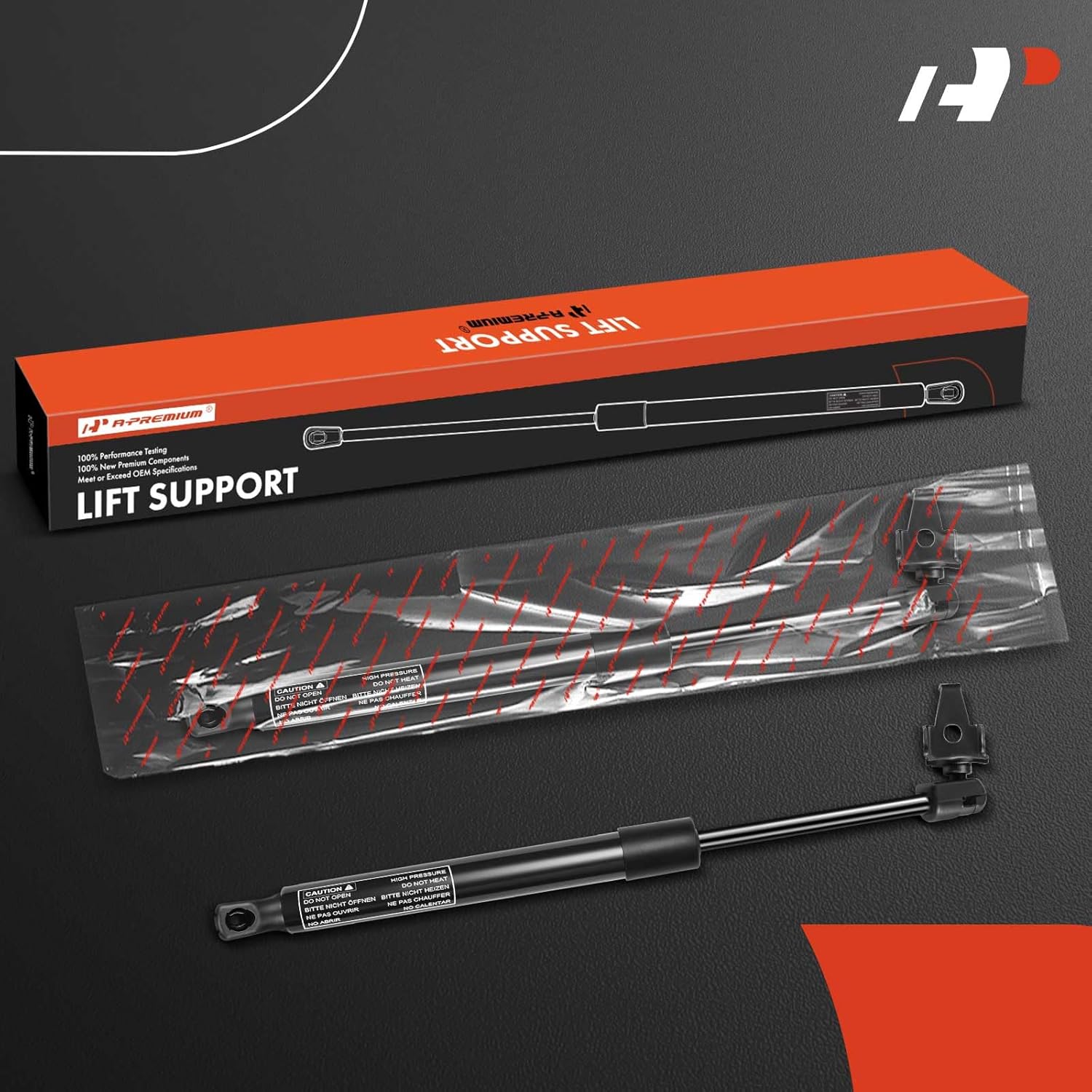 A-Premium Front Hood Shock Struts Lift Supports Gas Spring Prop Compatible with Lexus SC430 2002-2010 Convertible 2-PC