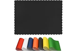 Black Disposable Placemats for Parties