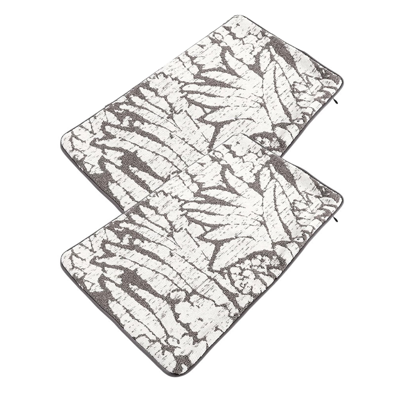Fundas de almohada grises Fafeicy de poliéster transpirable para cojines de sofá de 50x30 cm 1