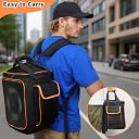 Hzycwgone Carrying Case Travel Tote Bag Backpack Portable Rugged Cover Shoulder Strap for JBL PartyBox Encore Essential 2 Portable Party Speaker,Extra Pockets for Microphone,Charger,Accessories gallery image