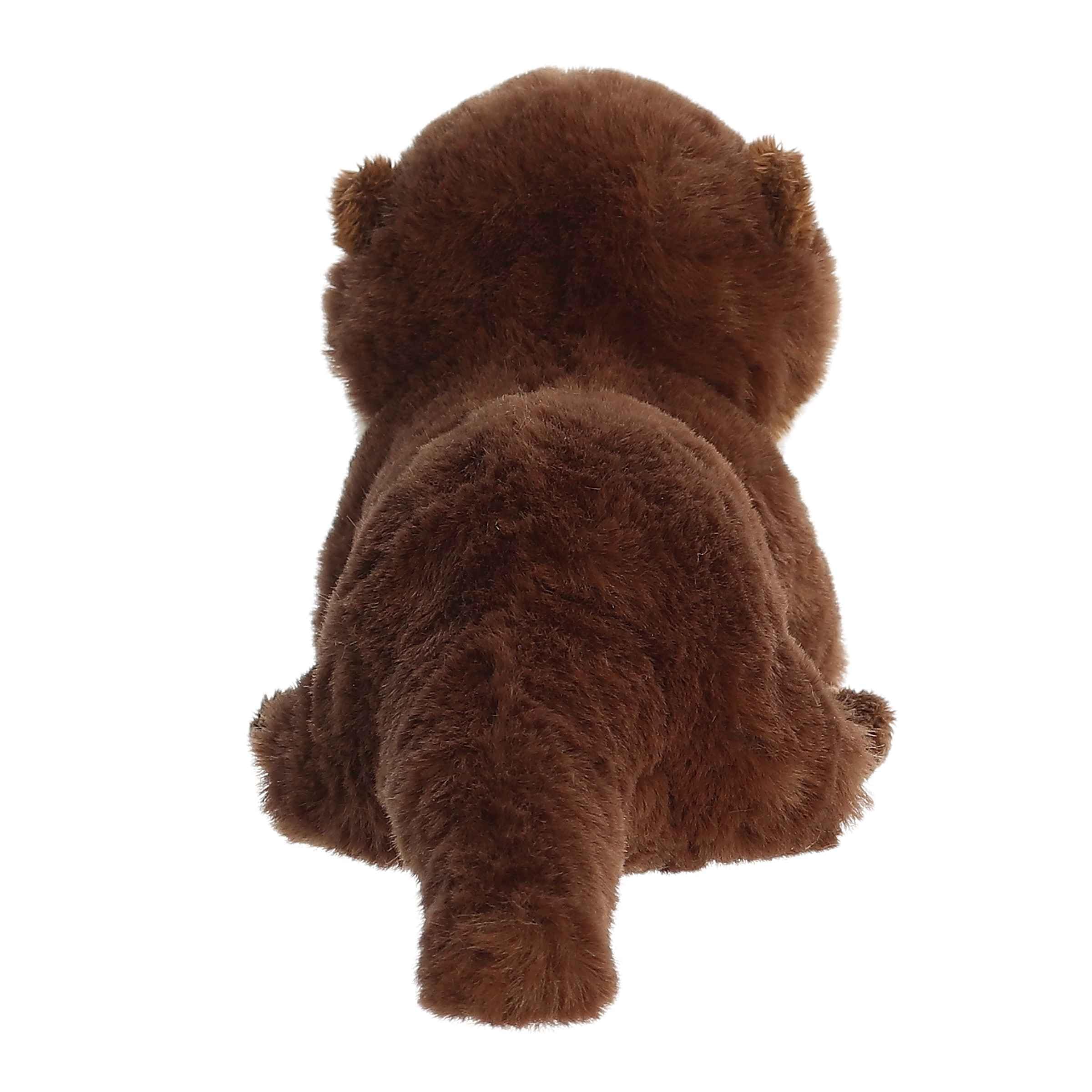 Aurora(r) Adorable Mini Flopsie(tm) River Otter Pup Stuffed Animal - Playful Ease - Timeless Companions - Brown 8 Inches - Image 4
