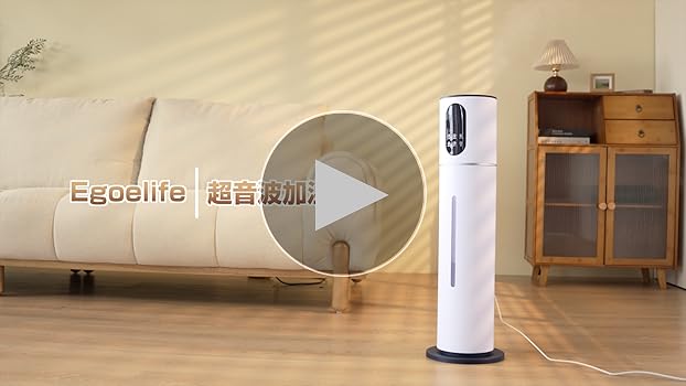 Amazon.co.jp: 加湿器 大容量 8L タワー式 【除菌・抗菌・自動恒湿