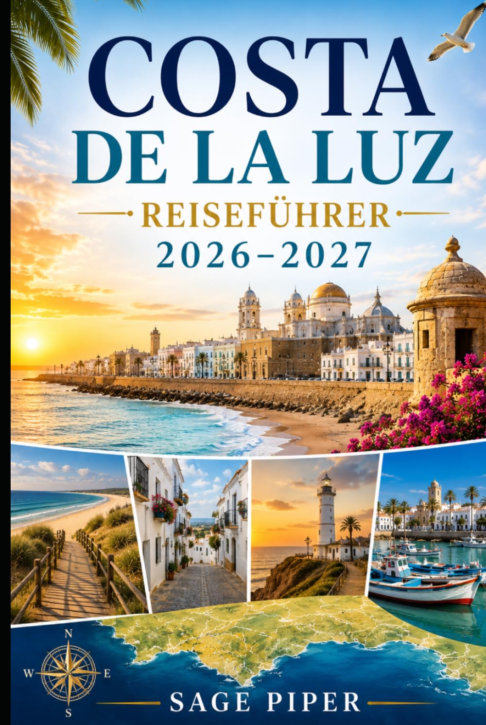 Costa De La Luz Reiseführer 2026–2027: Entdecken Sie Cádiz, Tarifa, Conil de la Frontera, Zahara de los Atunes, goldene Strände, weiße Dörfer und ... Paare, Familien und Alleinreisende