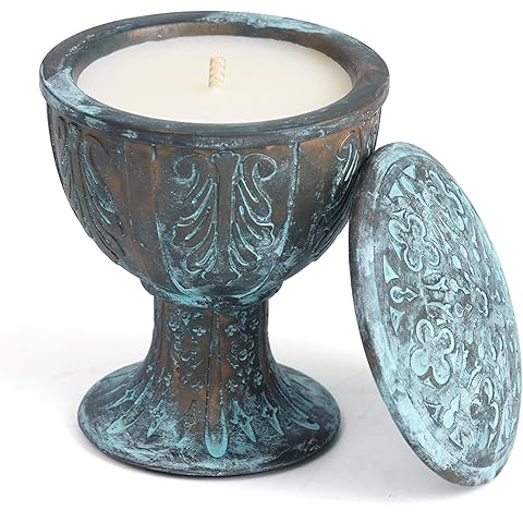 Oud Wood Scented Candles Set for Home, Natural Soy Wax Candle Gift, Non-Toxic Candl...