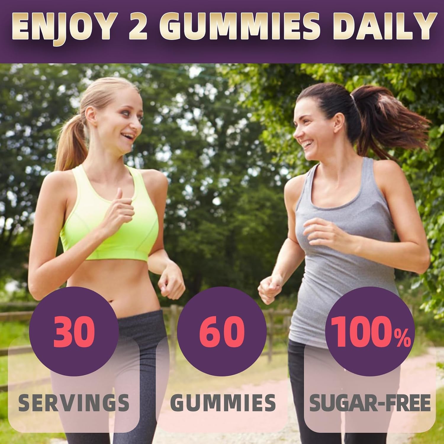 Menopause Supplements for Women with Black Cohosh, Menopause Relief Sugar Free Gummies for Hot Flashes, Natural Female Hormone Balance & Ashwagandha, Magnesium for Night Sweats, Mood Swings, 60 Count - Image 7