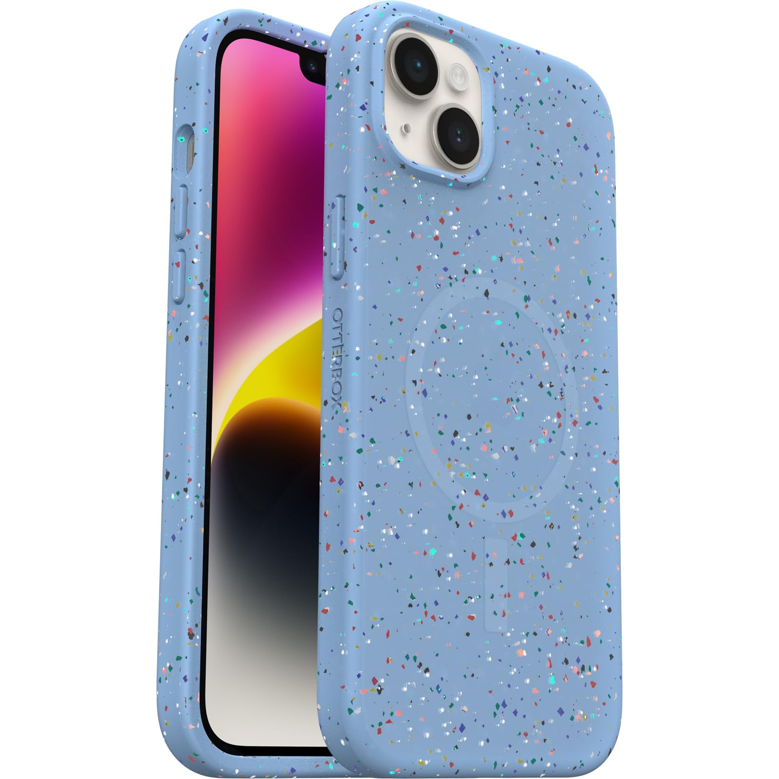 OtterBox Cover per iPhone 14 Plus Serie Sustainable Case con MagSafe, resistente a shock e cadute, ultra sottile, protettiva, House Party