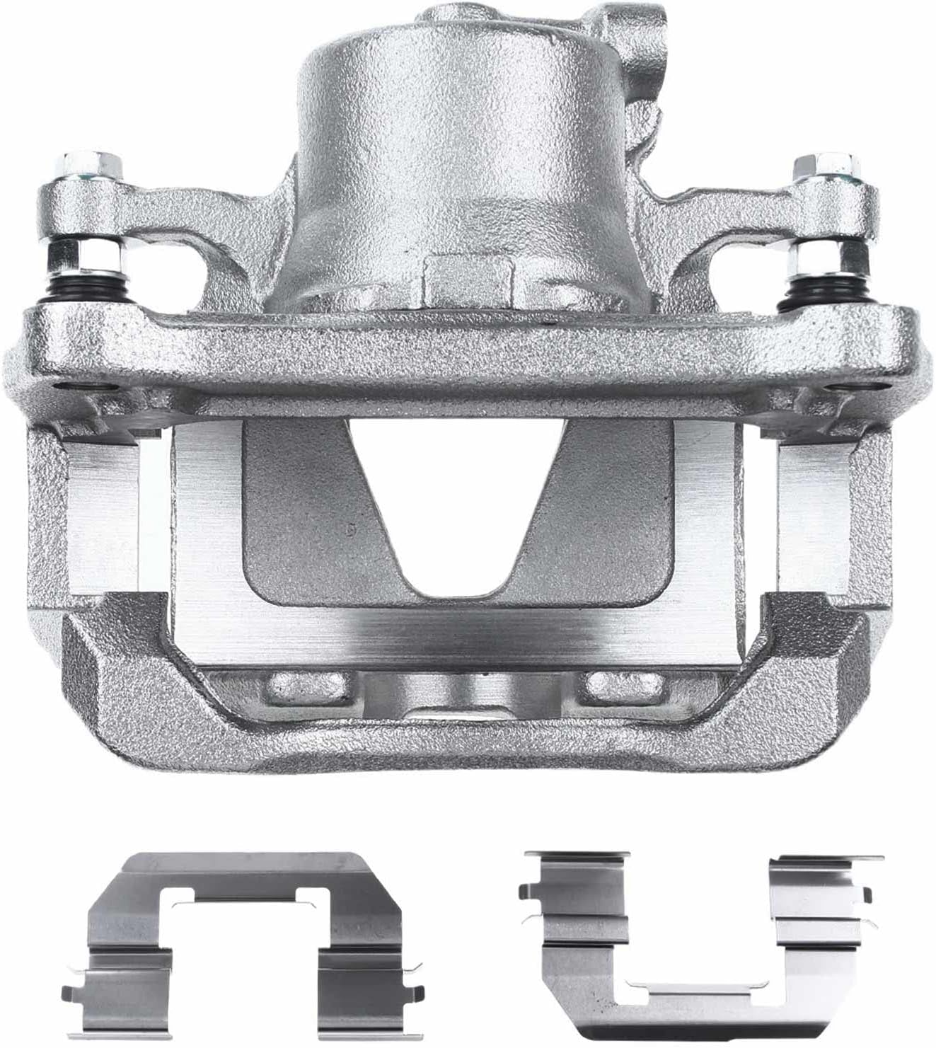 A-Premium Disc Brake Caliper Assembly with Bracket Compatible with Select Fiat and Jeep Models - 500X 2016-2018, Renegade 2015-2018 - Front Right Passenger Side