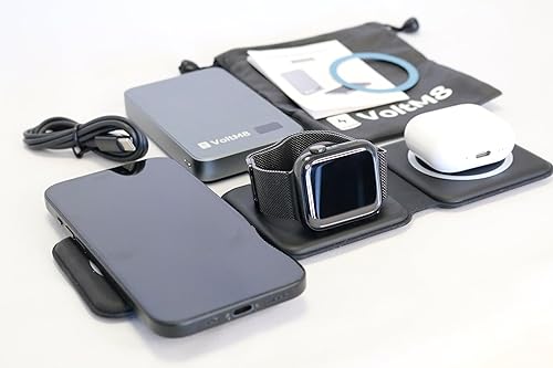 Miniatura 4 de Power Bank 3 en 1 de carga rápida, paquete de viaje, diseño delgado y ligero con indicador LED, 10000 mAh, carga iPhone 1615141312, AirPods, reloj