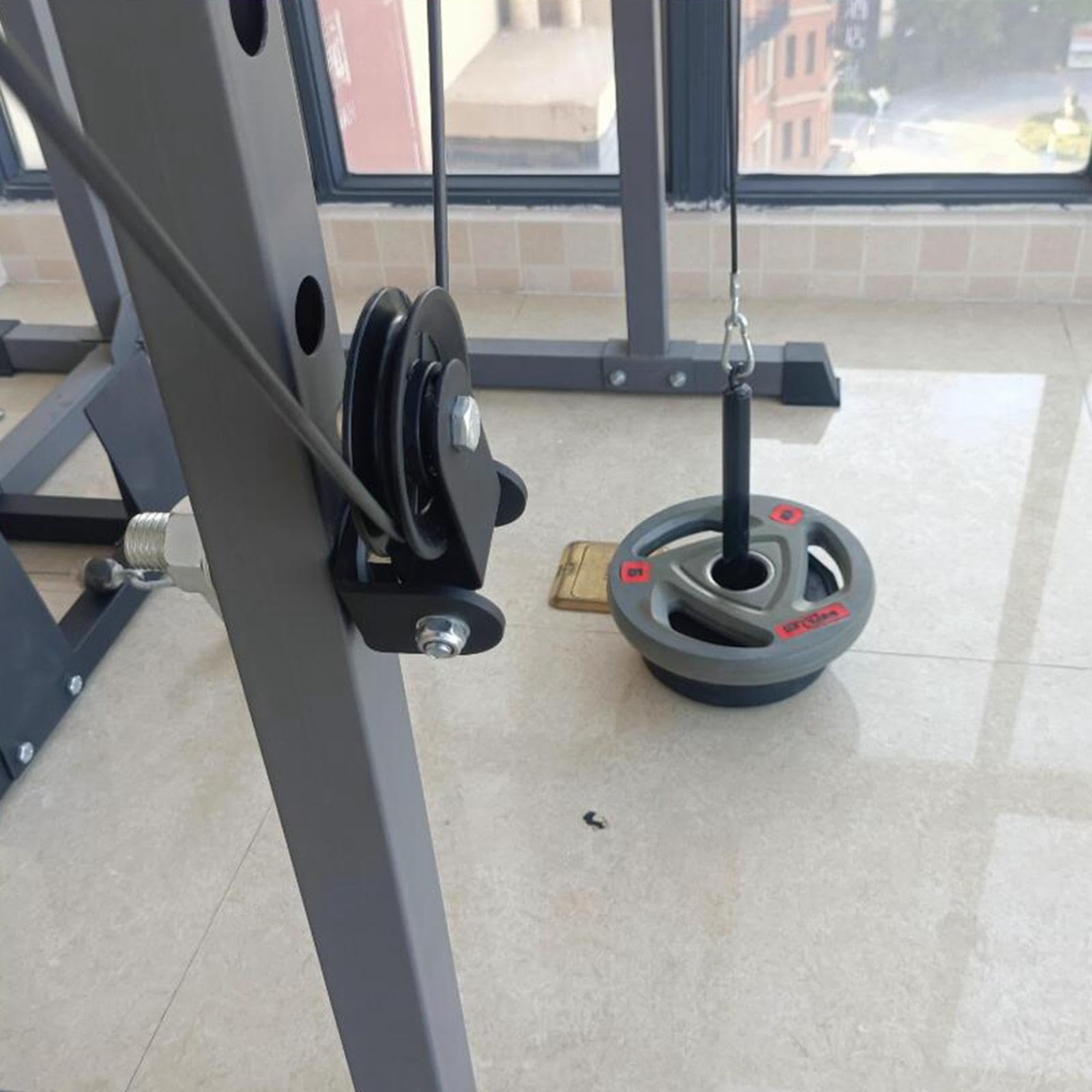 Componenti per Blocco di Pulegge Da Palestra, Puleggia Fai-da-te per Palestra Domestica E Sollevamento Pesi