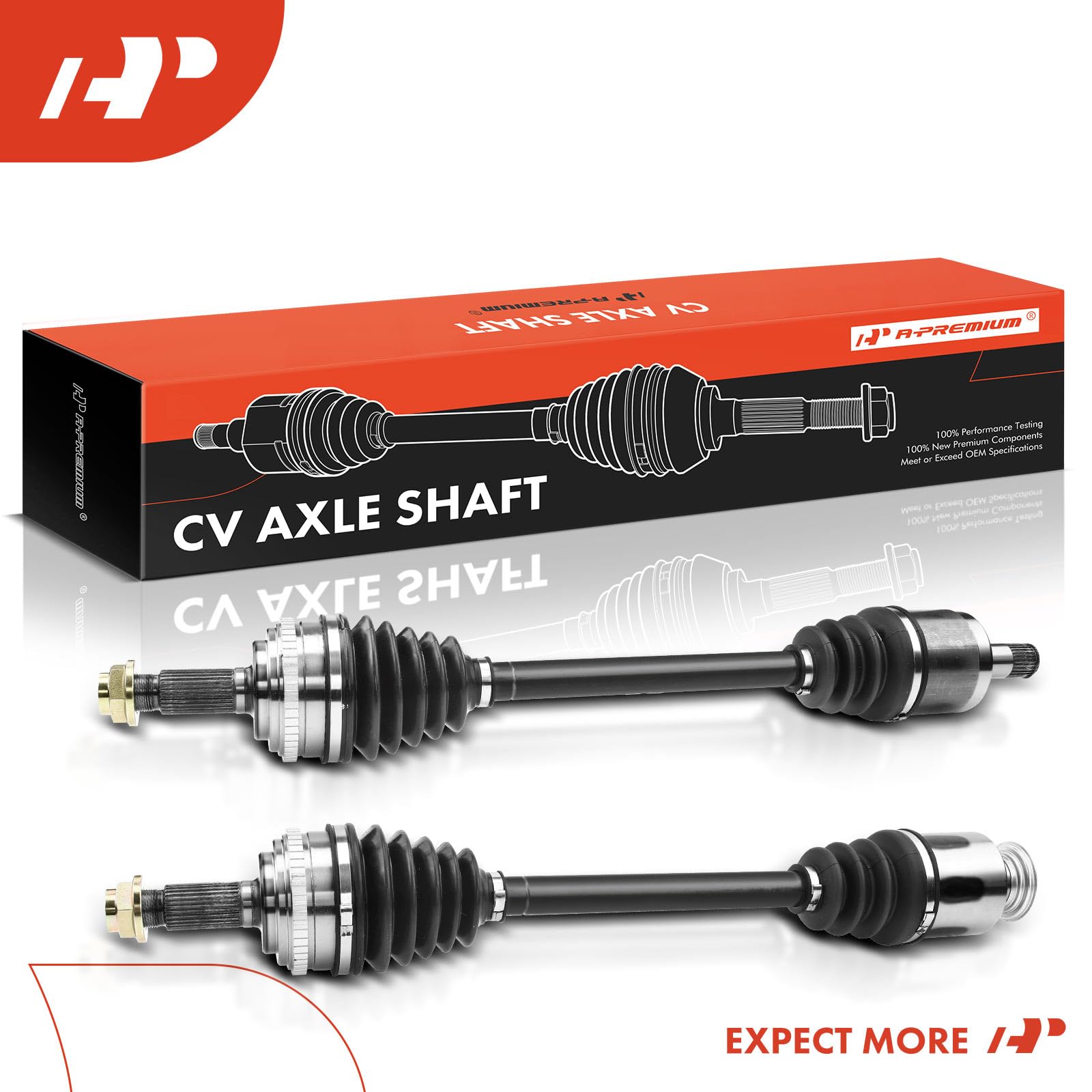 Cv Axle A-Premium Pair (2) Front Shaft Assembly Compatible With Subaru  Forester 09-13, Impreza