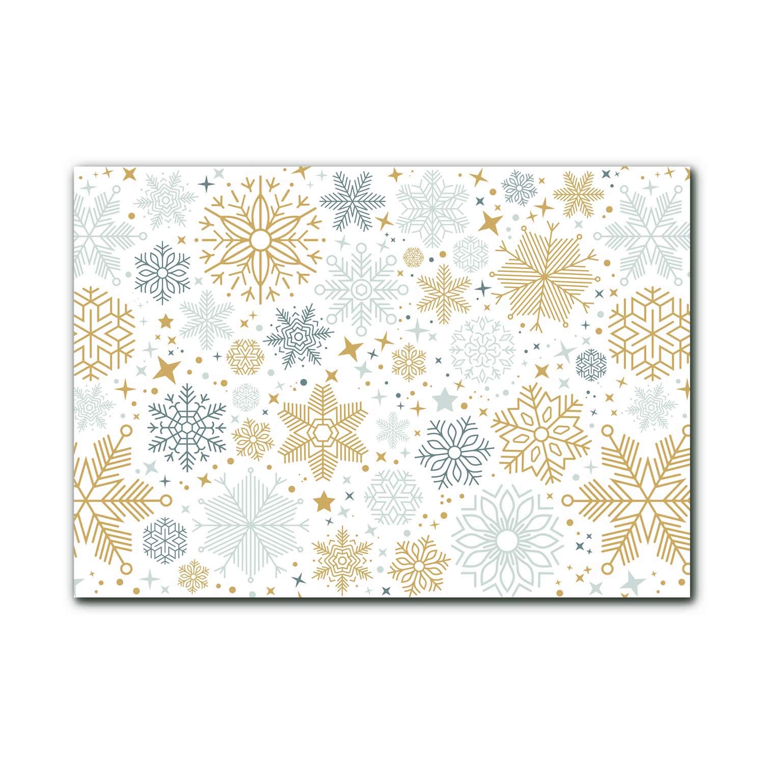 Photo décorative panoramique Tulup de Noël et flocons de neige en verre