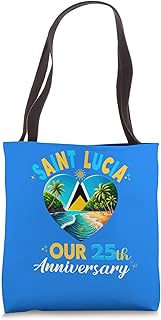 St. Lucia Couples Honeymoon Vacay Tote Bag