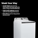 Kenmore 4.4 cu. ft. laveuse la charge supérieure avec agitateur triple action pour la dirt dure & Staines - Réduire le temps de blanchisserie avec Accela Wash & Laver express - LED - blanc