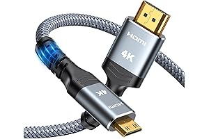 Highwings 10FT Mini HDMI to HDMI 2.0 Cable