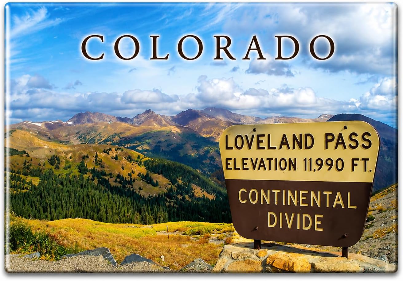 Colorado Loveland Pass Continental Divide Photo Magnet