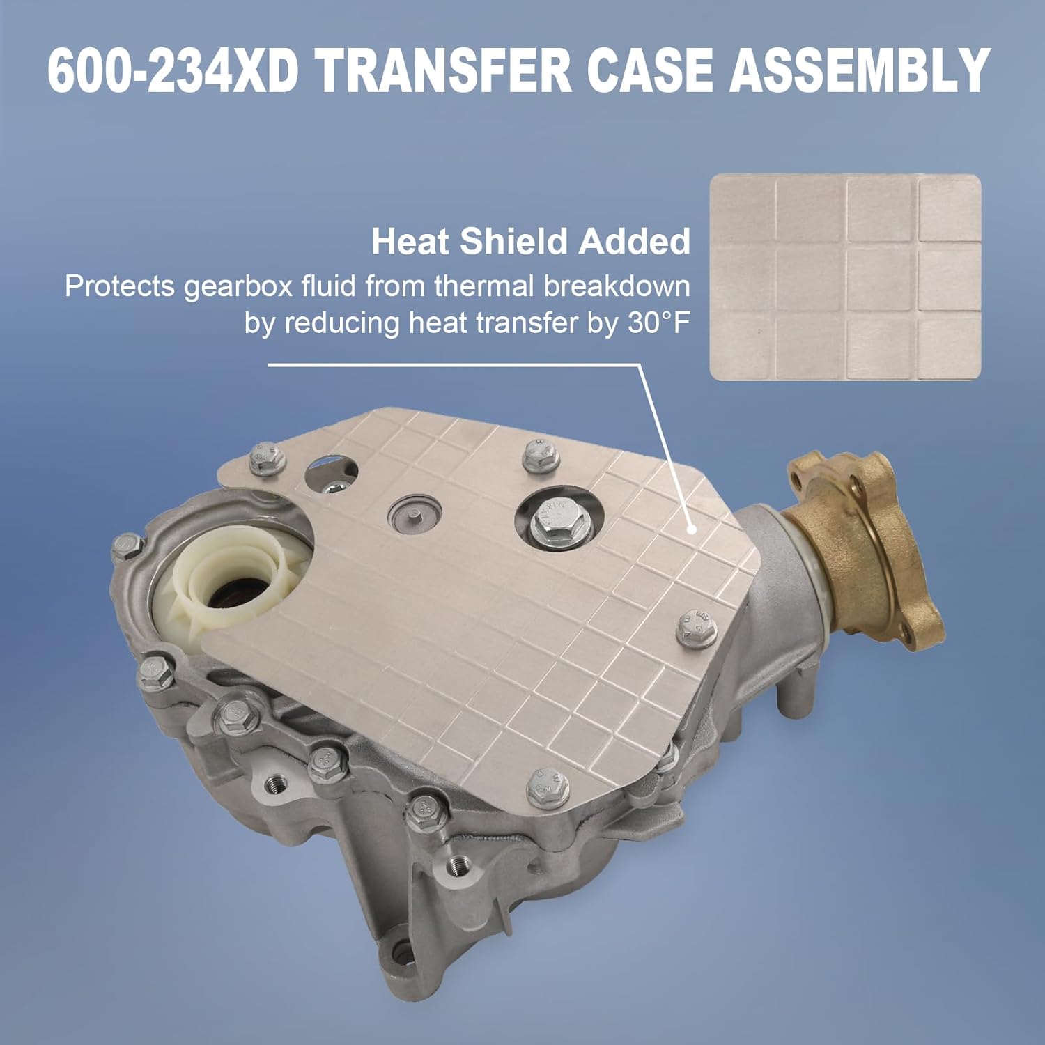 Power Take Off Transfer Case Differential Unit 600-234XD Replacement For Ford Edge Explorer Flex Taurus, Replacement For Lincoln MKS MKT MKX 2007-2016 Upgraded AWD All Wheel Drive PTO PTU AT4Z-7251-A
