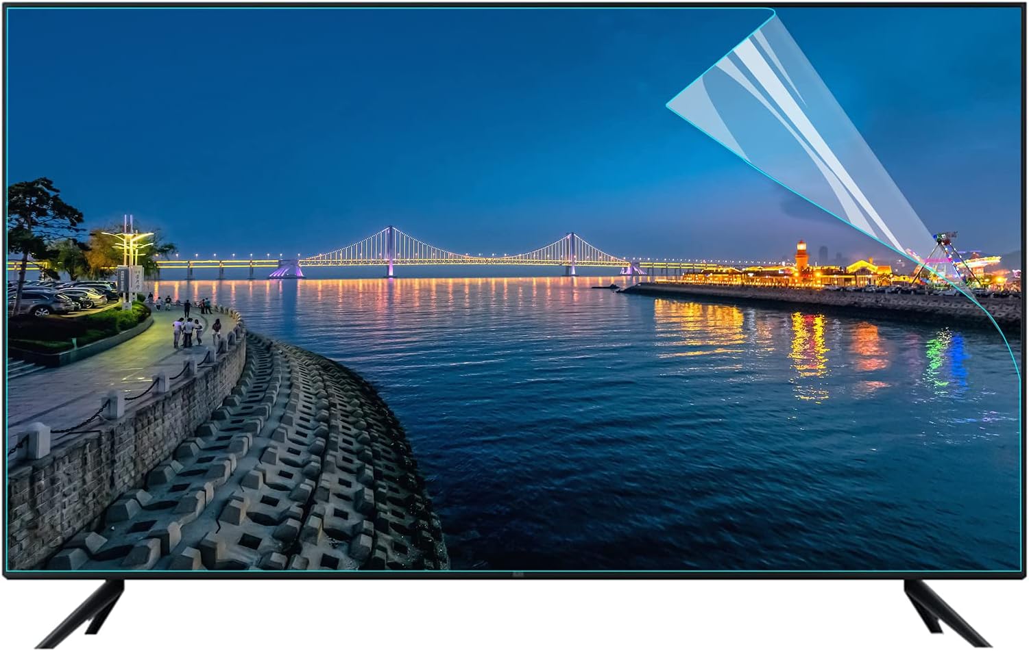 55 Inch TV Matte Screen Protector, Anti Glare, Monitor Anti Blue Light Filter Film, for LCD, LED, 4k OLED & QLED HDTV,55in(1211 * 682mm)