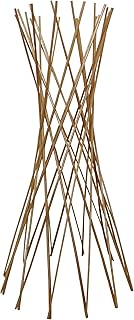 MGP Carbonized Skinless Willow Funnel Trellis 72" H