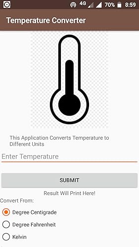 Simple Temperature Converter