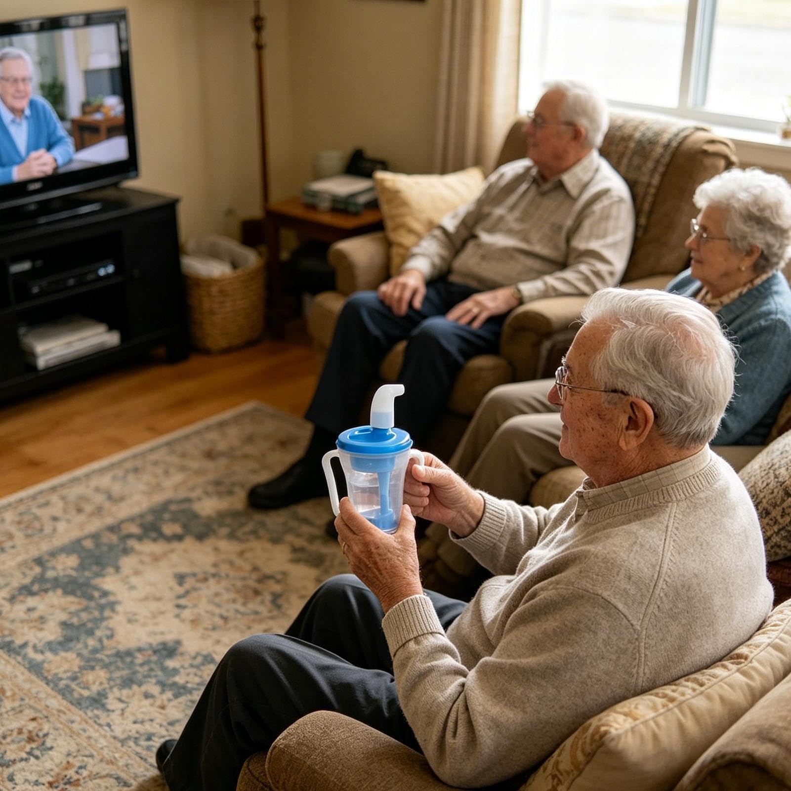 Vasos de Disfagia para Adultos - Dispensador Regulador De Sorbo 5 ml O 10 ml | Vasos Para Beber Para Adultos,Para Prevenir Atragantamientos En Ancianos Con Problemas De