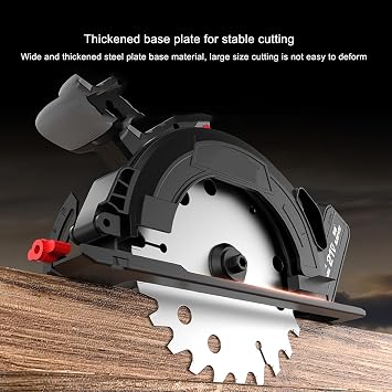 6-Inch Sliding Compound Miter Saw, Extension Table, Aluminum Blade Shields, Power Saw for Soft Metal, Plastic, Wood, Laminates