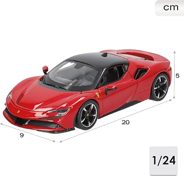 Bburago B18-26028 Ferrari Collectible Car, red