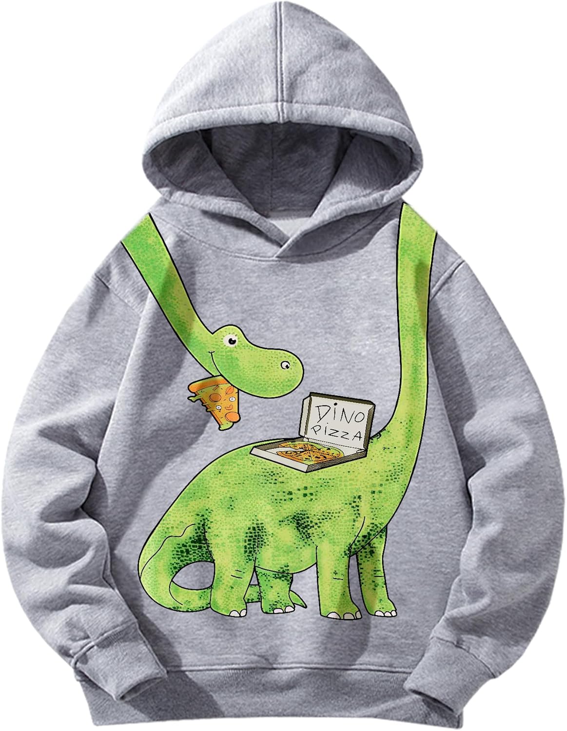 Gumyoss Sweatshirt Jongens 100% katoen Jongens Sweaters Casual Jumper voor Kinderen Ronde Hals Dinosaurus Pullover Mode Herfst Winter Kleding, Graafmachine Geel, 2 Jaar