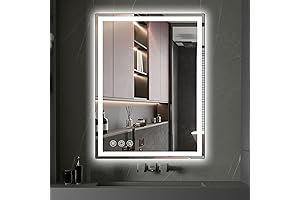 Nordic Style Vanity Mirror with Dimmable LED Bathroom