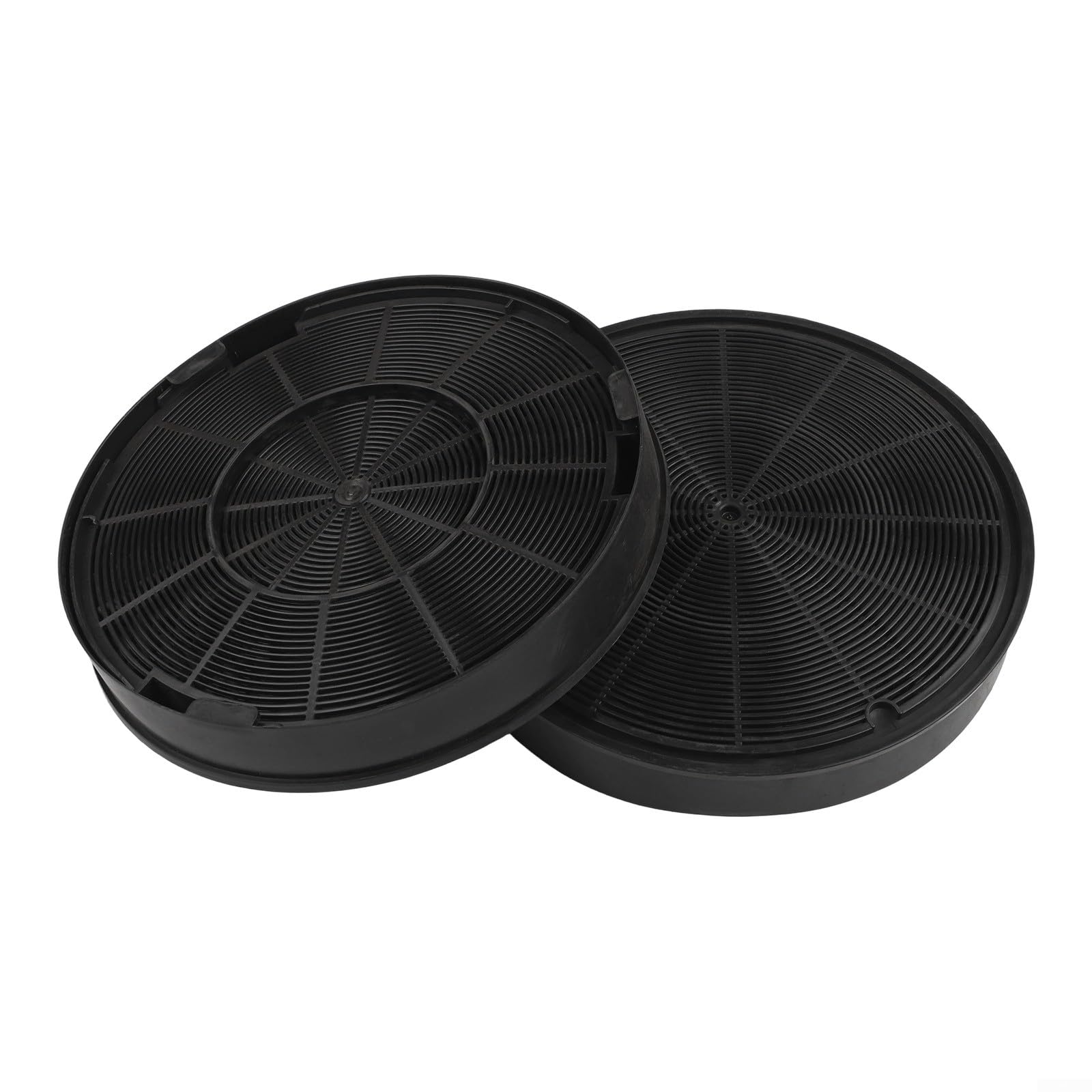Paquete de 2 filtros de carbón activado para campana extractora de cocina de 198 x 30 mm, accesorios de repuesto para una absorción eficiente de olores y aire fresco de larga duración en el