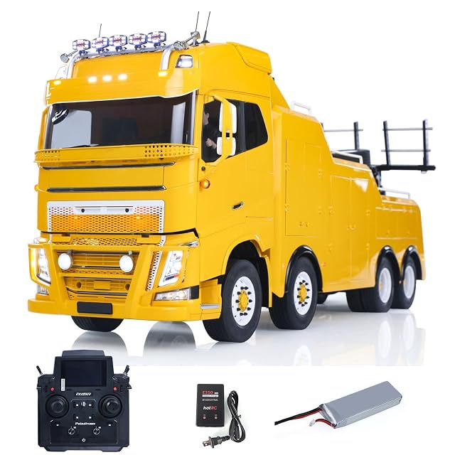 8X4 Metal 1 14 RC Road Rescue Truck DIY Tamiya Fh16 RTR 2Speed Model Car Paladin Pl18Ev Lite